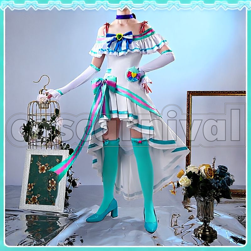 Cure Lillian Cosplay cosplay costume from Wonderful Precure!, front view 2