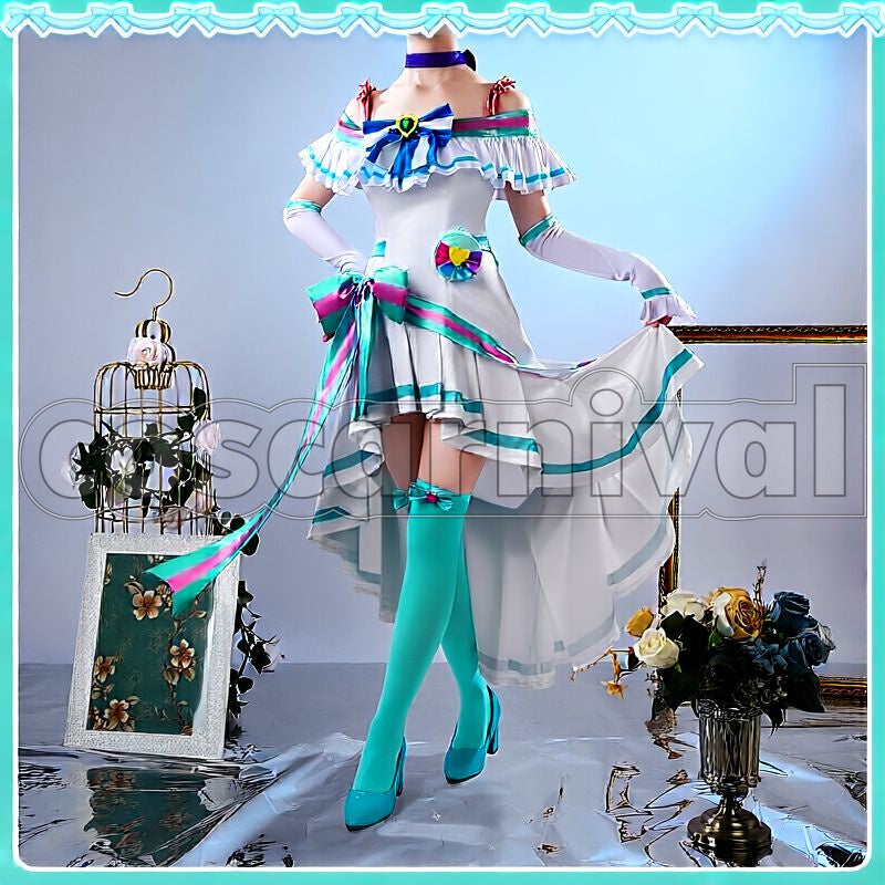 Cure Lillian Cosplay cosplay costume from Wonderful Precure!, front view 3