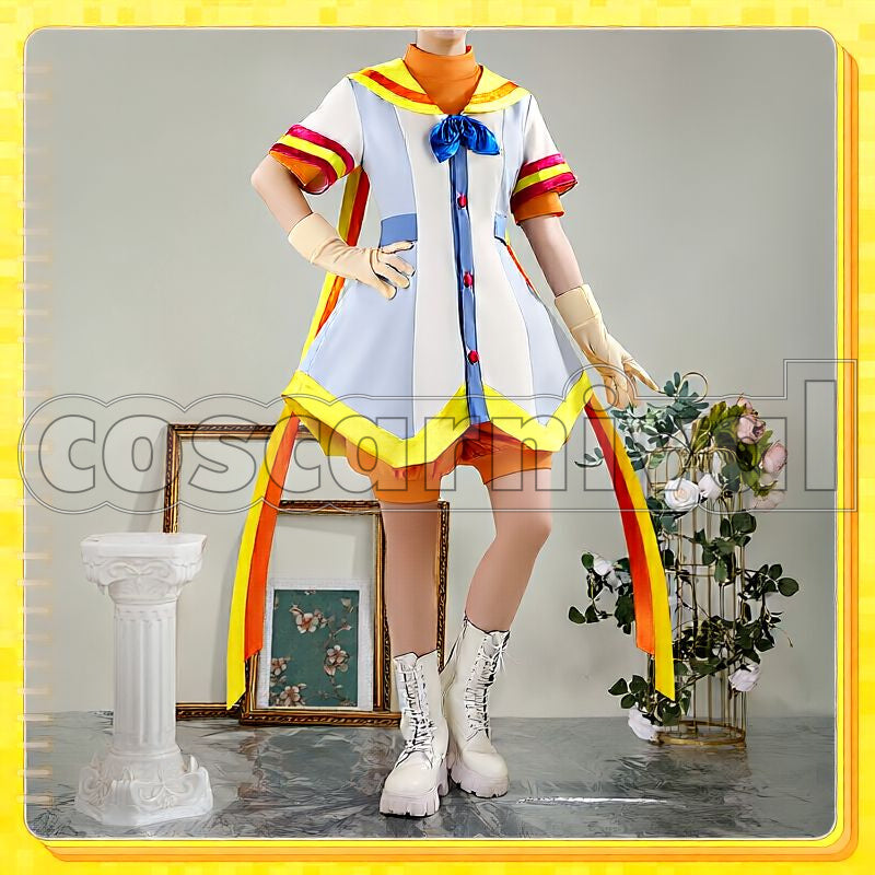 Cure! Daifuku Toyama Transformed Version Cosplay cosplay costume from Wonderful Pretty, front view 2