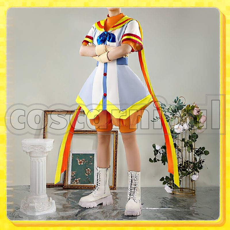 Cure! Daifuku Toyama Transformed Version Cosplay cosplay costume from Wonderful Pretty, front view 3