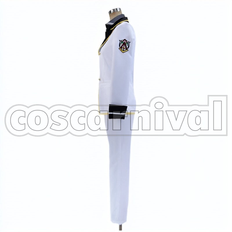 of Curse for a Holy Swordsman Moroha Haimura cosplay costume from World Break: Aria, side view