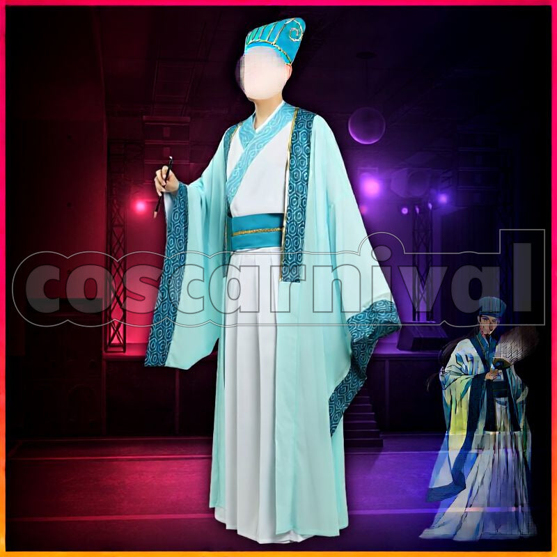 Kongming! Zhuge Kongming Cosplay cosplay costume from Ya Boy, front view 3