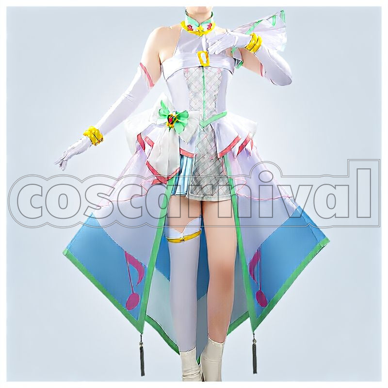 Idol Pretty Cure Cure Zukyoon Cosplay cosplay costume from You and, front view 1