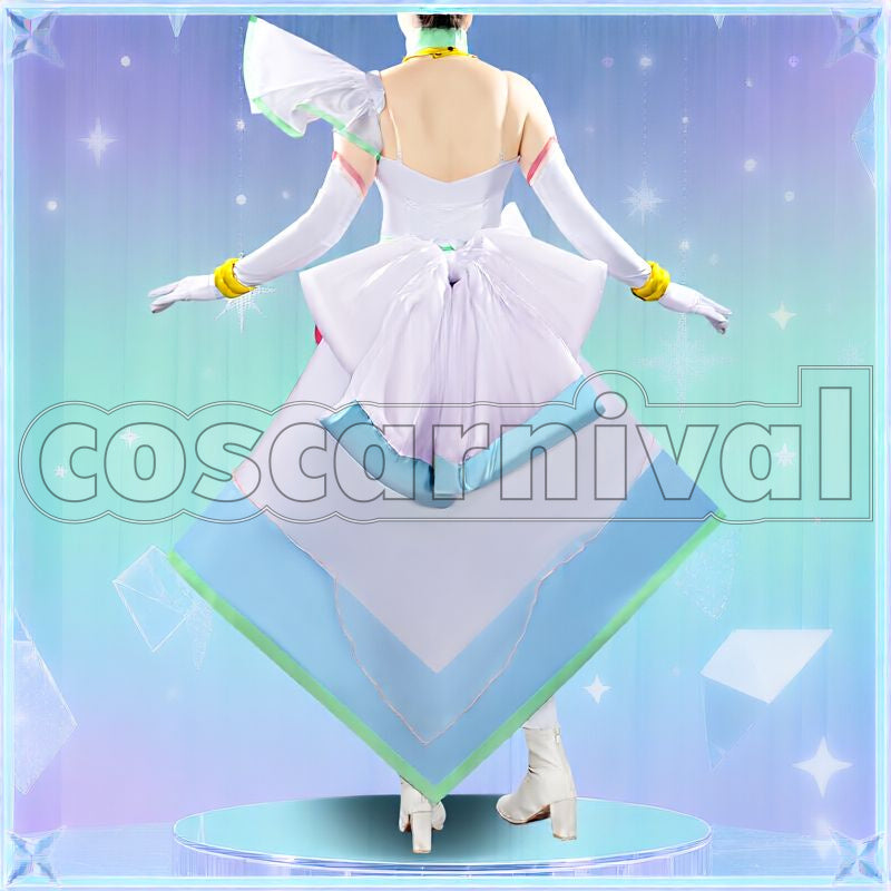 Idol Pretty Cure Cure Zukyoon Cosplay cosplay costume from You and, back view