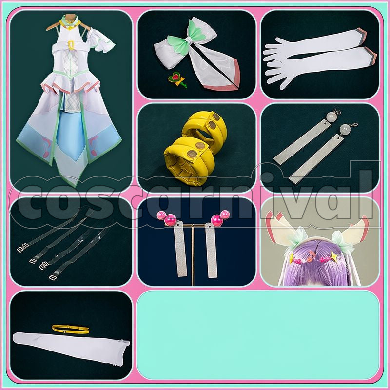 Idol Pretty Cure Cure Zukyoon Cosplay cosplay costume from You and, set view