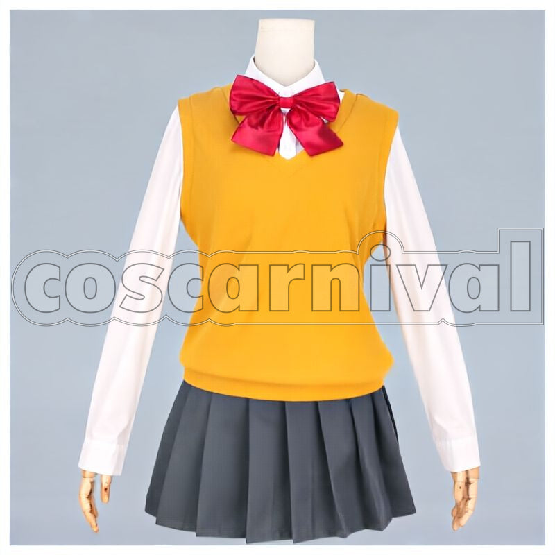 Mitsuha Miyamizu Cosplay cosplay costume from Your Name, front view 1