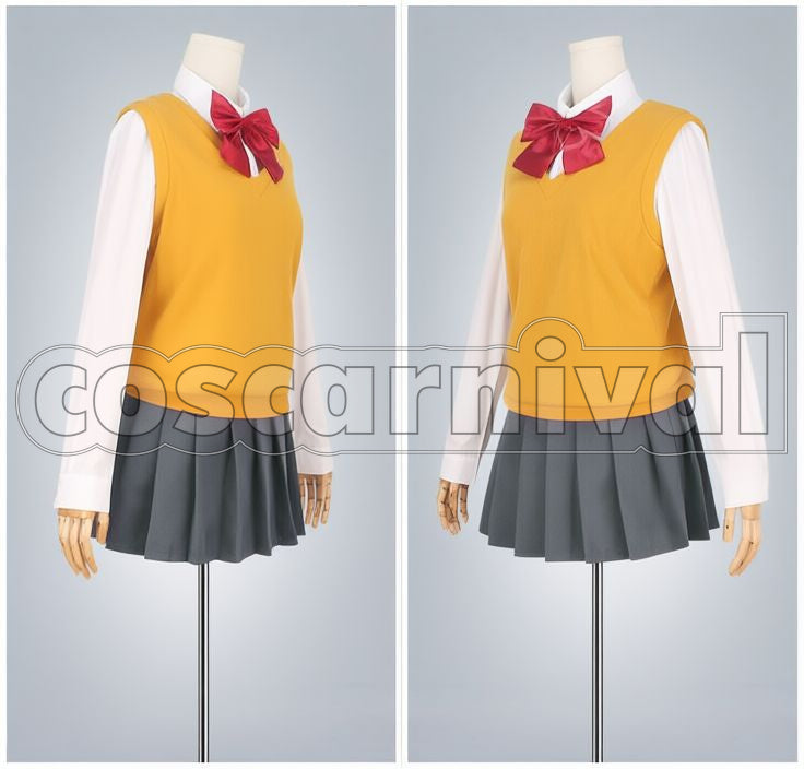 Mitsuha Miyamizu Cosplay cosplay costume from Your Name, front view 2