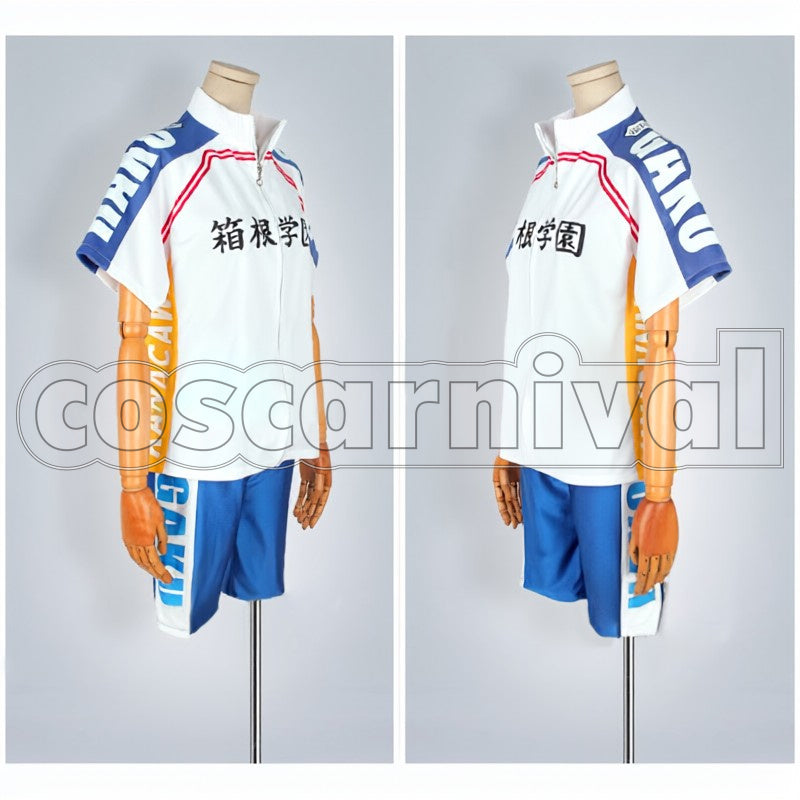 Academy cosplay costume from Yowamushi Pedal Hakone, side view