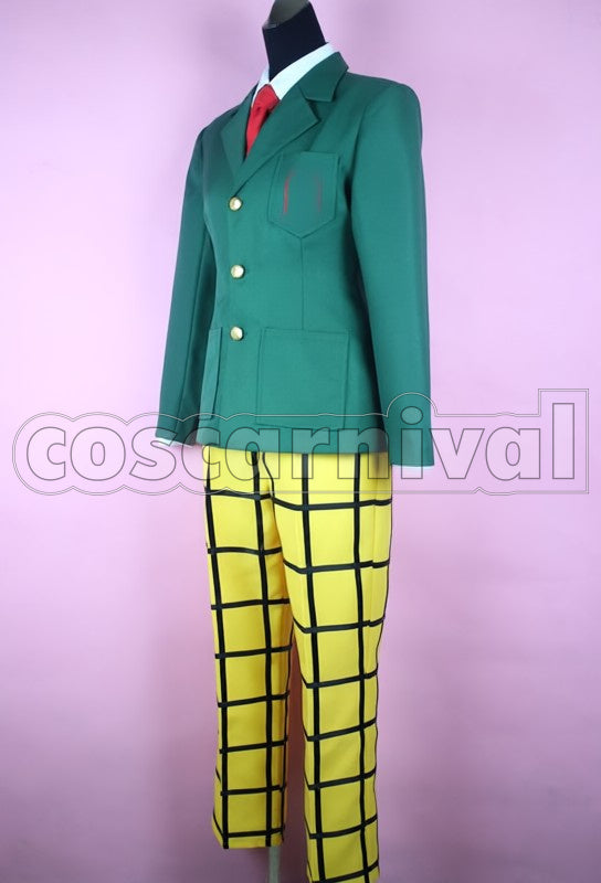 Yusuke Makishima Sohoku High School cosplay costume from Yowamushi Pedal, front view 2