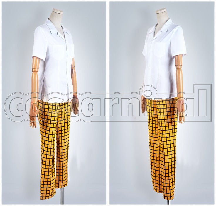 High School Cycling Club Boys Summer cosplay costume from Yowamushi Pedal Sohoku, front view 2