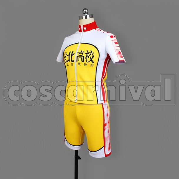 High School Cycling Club cosplay costume from Yowamushi Pedal Sohoku, back view 2
