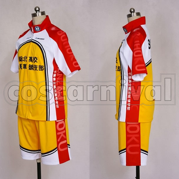 High School Cycling Club cosplay costume from Yowamushi Pedal Sohoku, front view 2