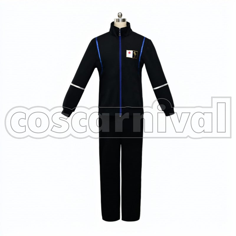 Yuri Katsuki cosplay costume from Yuri!!! on Ice, front view 2