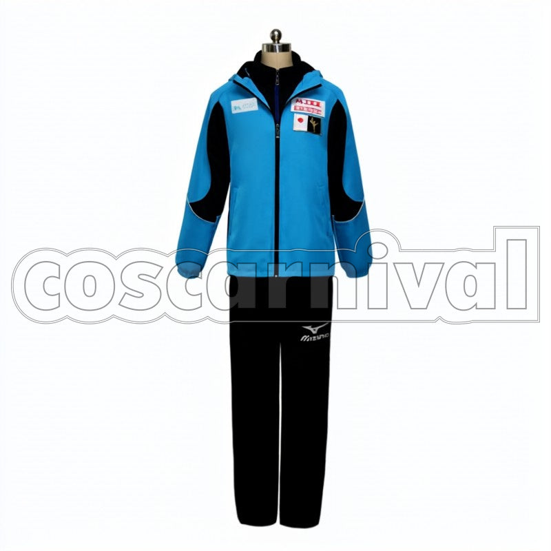 Yuri Katsuki cosplay costume from Yuri on Ice, front view