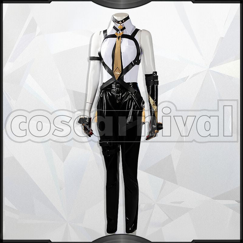 Zero Evelyn Chevalier Cosplay cosplay costume from Zenless Zone, front view 4