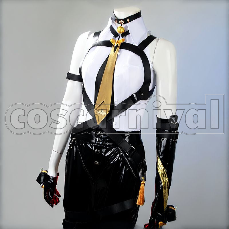 Zero Evelyn Chevalier Cosplay cosplay costume from Zenless Zone, front view 5