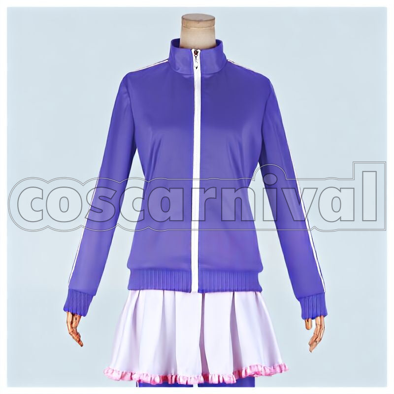 Saga Tae Yamada Anime OP Adabana Necromancy Cosplay cosplay costume from Zombie Land, front view 1