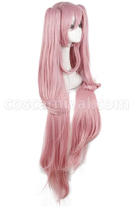 115cm long pink seraph of the end krul tepes wig custom costumes