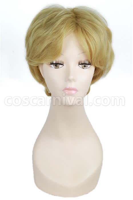 25cm short golden sailor moon tenoh haruka wig anime cosplays