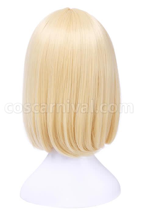 35cm short bob cosplay wig attack on titan amin arnold milk golden hair cosplay costumes