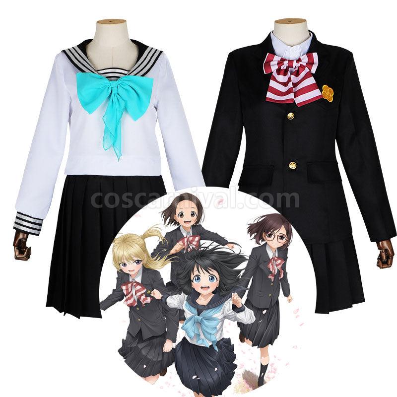 Akebi's Sailor Uniform JK Uniform Cosplay Costumes coscarnival01116221
