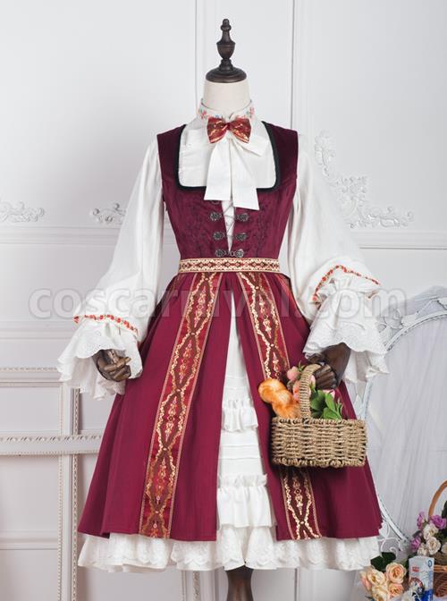 Anna-Polka-Series-Embroidery-Retro-Classic-Lolita-Jumper-Dress-coscarnival-4836