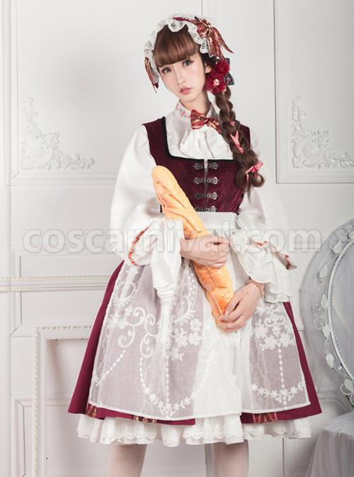 Anna-Polka-Series-Embroidery-Retro-Classic-Lolita-Jumper-Dress-coscarnival-4847