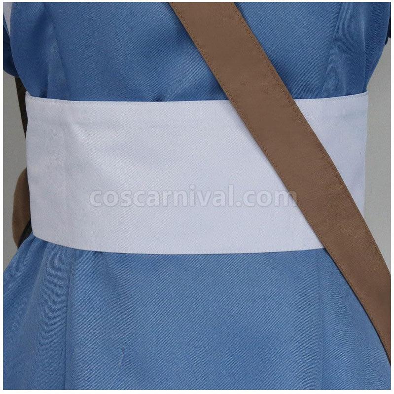 Avatar The Last Airbender Katara Blue Dress Outfit Cosplay Costumes coscarnival011115934