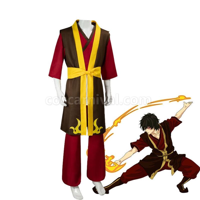 Avatar The Last Airbender Prince Zuko Outfit Cosplay Costumes coscarnival011115783