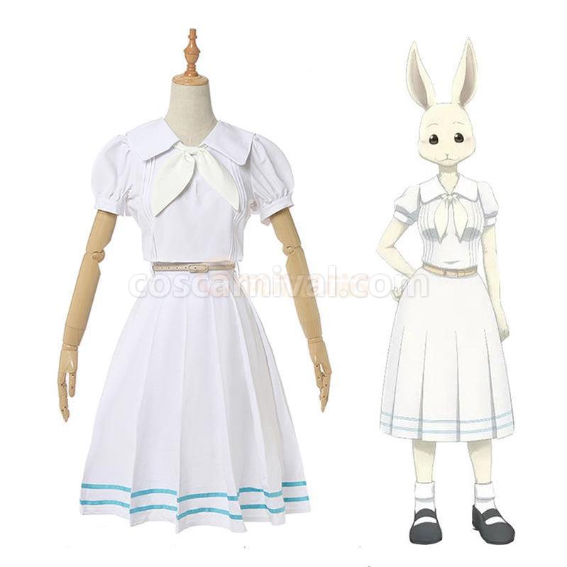 Beastars Haru White Dress Cosplay Costume coscarnival011118855