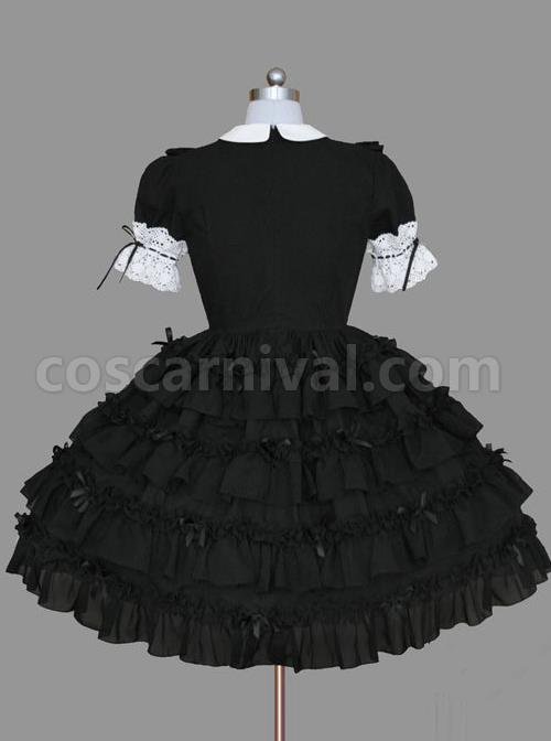 Black-And-White-Lace-Elegant-Cotton-Classic-Lolita-Dress-coscarnival-72