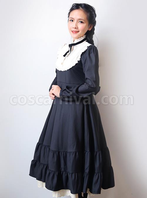 Black-Cotton-Classic-Lolita-Long-Sleeve-Dress-coscarnival-1814