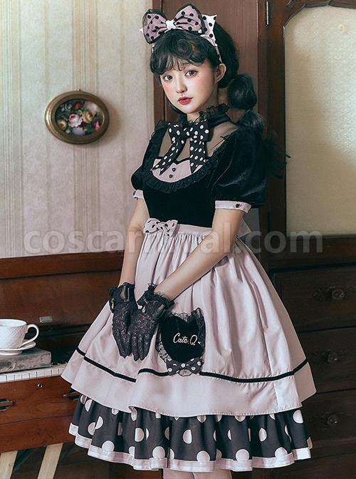 Black-Purple-Polka-Dot-Bow-Love-Lace-Decoration-Velvet-Upper-Body-Polka-Dot-Hem-Classic-Lolita-Short-Sleeve-Dress-coscarnival-3471