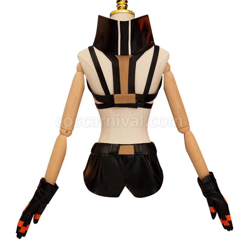Black★Rock Shooter Cosplay Costume — detail view