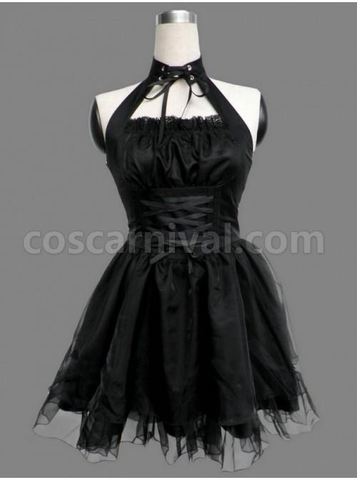 Black Sexy Gothic Lolita Dress coscarnival
