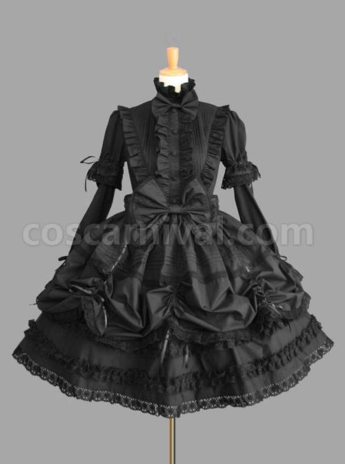 Black-Standing-Collar-Bowknot-Gothic-Lolita-Long-Sleeve-Dress-coscarnival-5.jpg