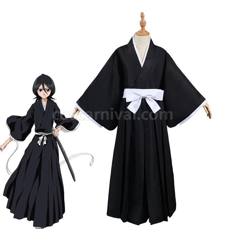 Bleach Rukia Kuchiki Ichigo Kurosaki Toushirou Hitsugaya Fullset Cosplay Costumes coscarnival01117664