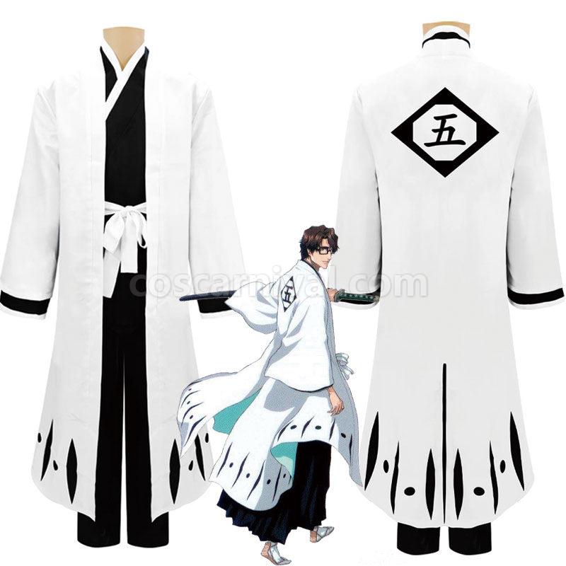 Bleach Toshiro Hitsugaya 1st to13th Division Captain Cosplay Costumes coscarnival01114060