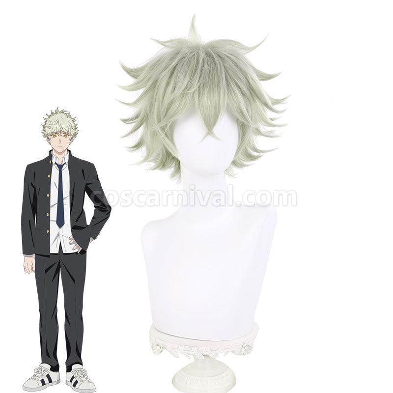 Blue Period Yatora Yaguchi Mix Celadon Short Cosplay Wigs coscarnival01119355