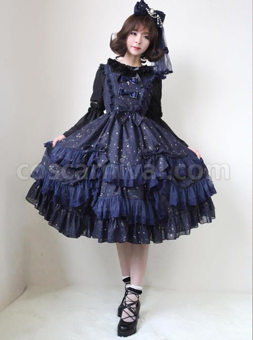 Bronzing-Constellation-Chiffon-Bowknot-Classic-Lolita-Sling-Dress-coscarnival-797