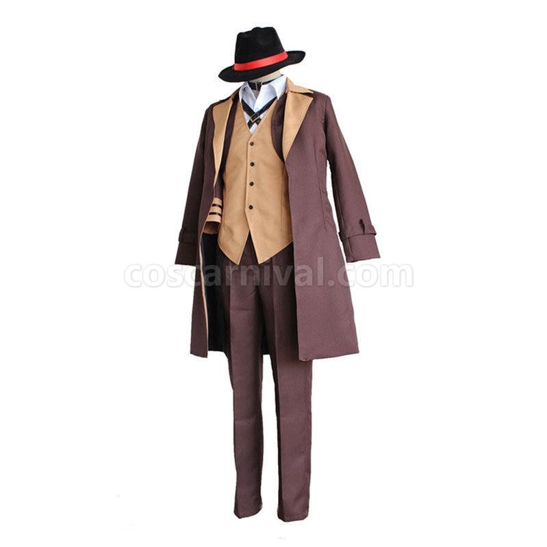 Bungo Stray Dogs Chuya Nakahara Halloween Cosplay Costume coscarnival011116039