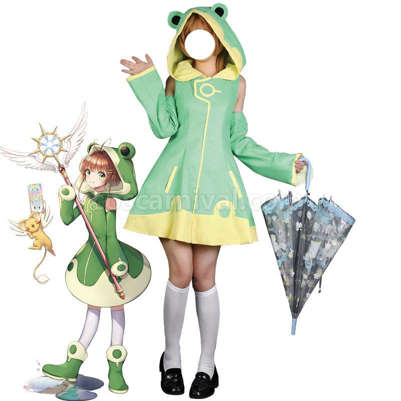 Cardcaptor Sakura Clear Card Sakura Frog Raincoat Cosplay Costumes coscarnival01115068