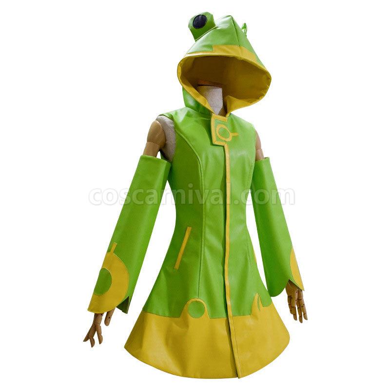 Cardcaptor Sakura Clear Card Sakura Frog Raincoat Fullset Cosplay Costumes coscarnival01118287