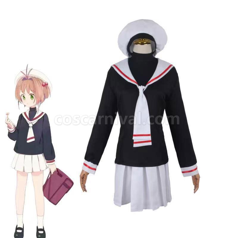 Cardcaptor Sakura Sakura Kinomoto Uniform Cosplay Costumes coscarnival01118273