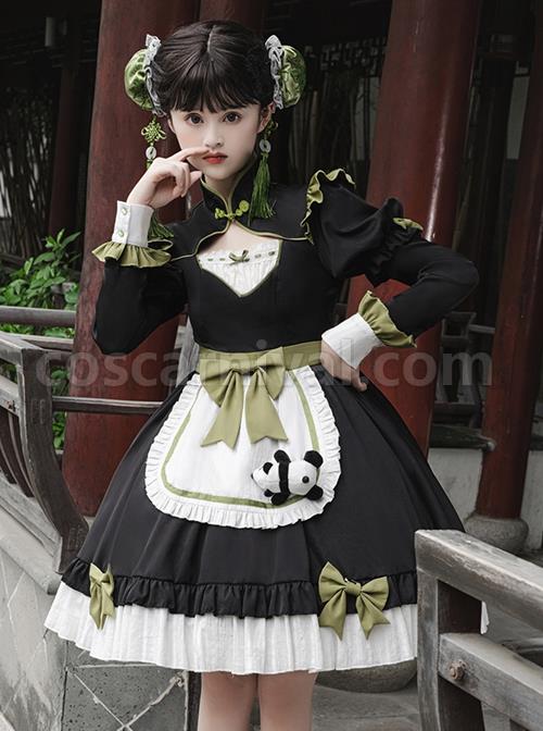 Chinese-Style-Stand-Collar-Chest-Cutout-Design-Green-Bow-Red-Panda-Decoration-Cute-Sweet-Lolita-Long-Sleeved-Dress-coscarnival-2243.jpg