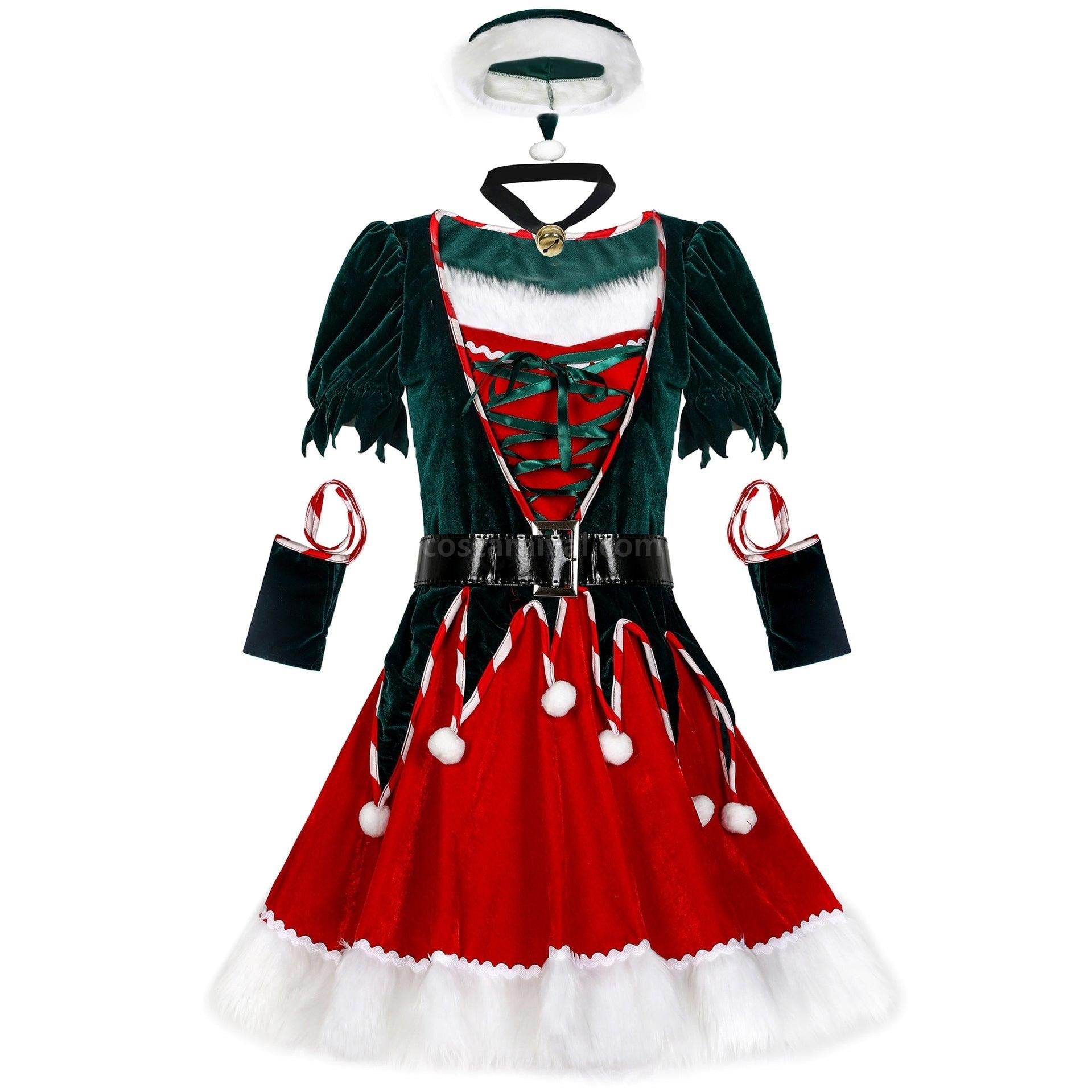 Christmas Stage Performance Cosplay Costumes New Year Party Costumes Female Sexy Christmas Costumes coscarnival011114073