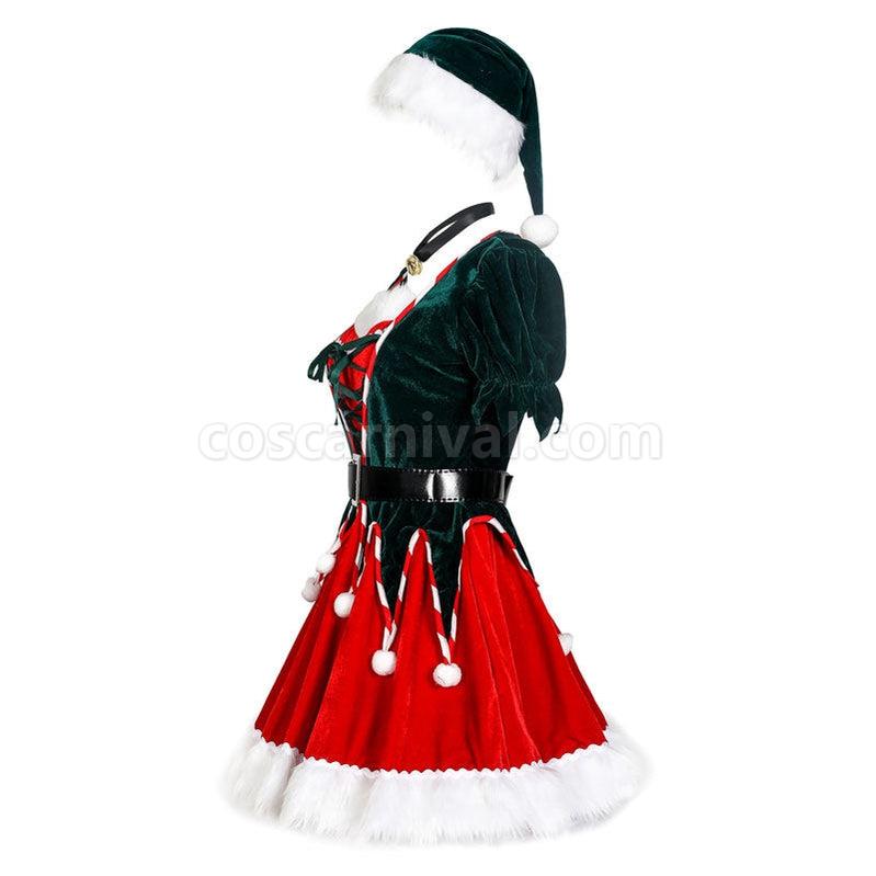 Christmas Stage Performance Cosplay Costumes New Year Party Costumes Female Sexy Christmas Costumes coscarnival011114083