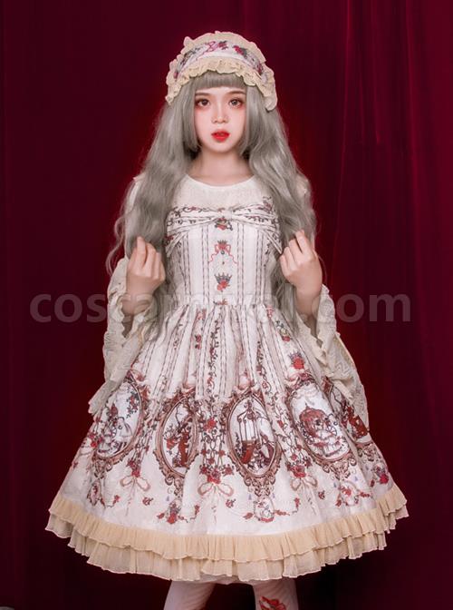 Cinderella-Series-Printing-Classic-Lolita-Sling-Dress-coscarnival-3661