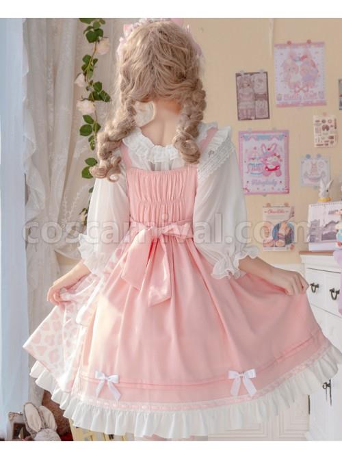Claws-Planet-Series-JSK-Sweet-Cute-Cat-Paw-Shape-Pink-Leopard-Print-Pleated-Bow-Dress-coscarnival-3131
