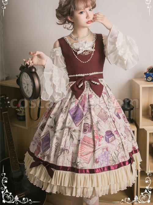 Collect-The-Traveler-Series-Wine-Red-Classic-Lolita-Sleeveless-Dress-coscarnival-4016